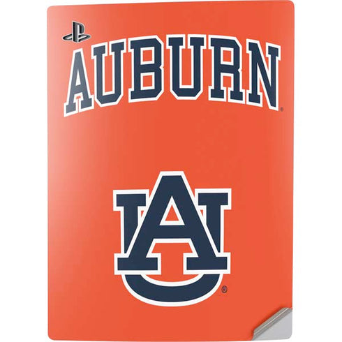 Auburn University AU Orange PS5 Digital Edition Console Skin